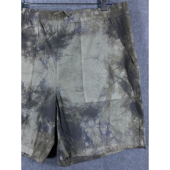 PacSun Shorts Men Large Multicolor Tie Dye Swim Trunks Volley Cotton Drawstring - Picture 9 of 15